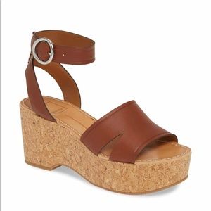 Dolce Vita Linda Leather Sandals Brown Size 10
